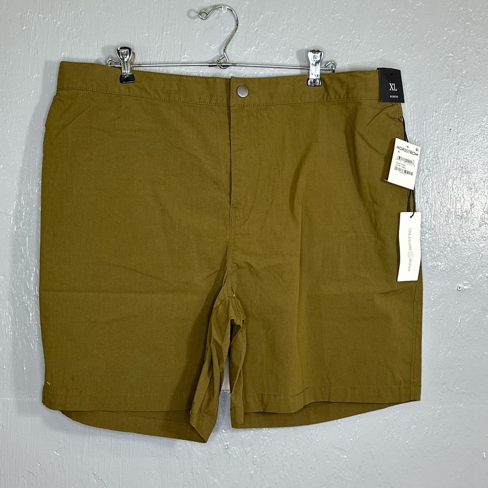 Olive green shorts